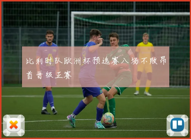 比利时队欧洲杯预选赛八场不败昂首晋级正赛