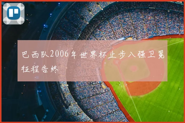 巴西队2006年世界杯止步八强卫冕征程告终