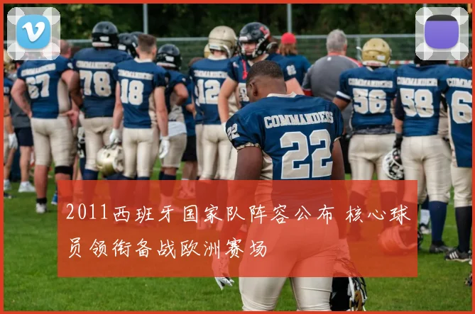 2011西班牙国家队阵容公布 核心球员领衔备战欧洲赛场