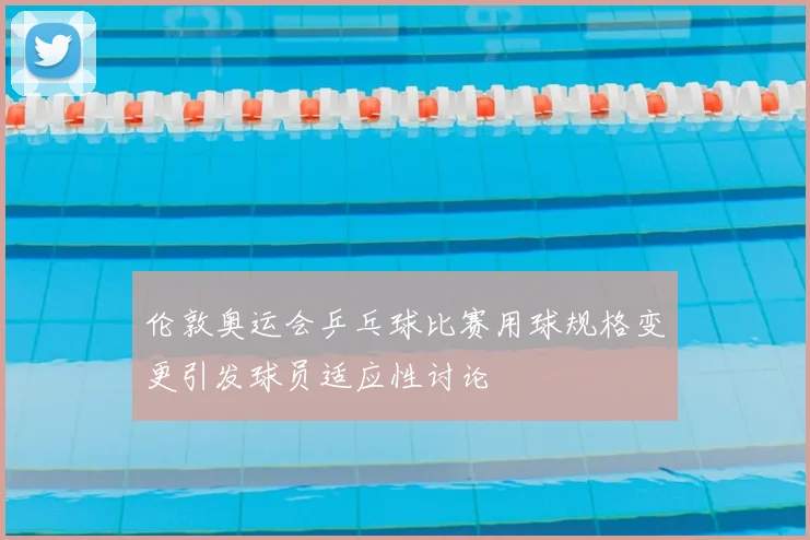 伦敦奥运会乒乓球比赛用球规格变更引发球员适应性讨论